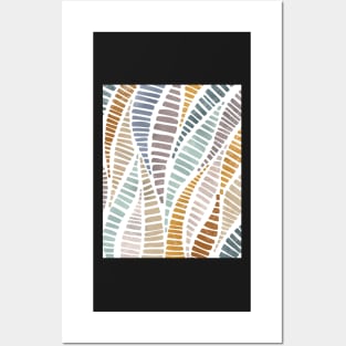 Abstract Line Pattern Posters and Art